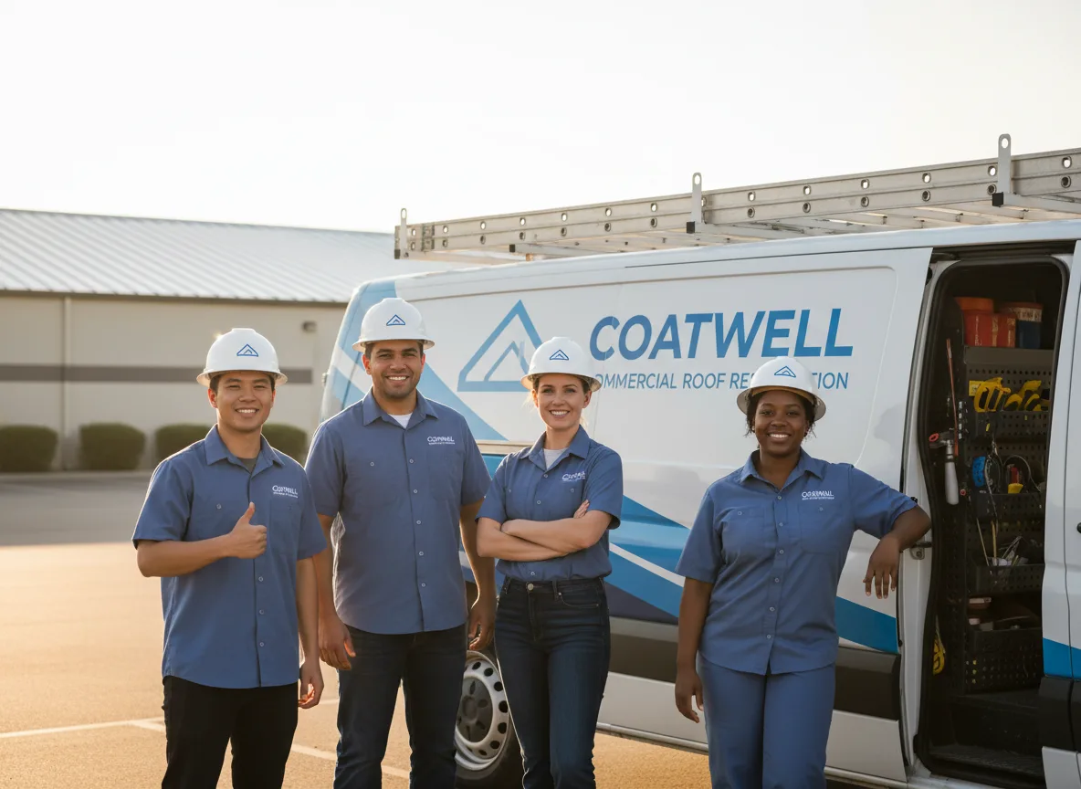Commercial roof coating company in Gautier, MS